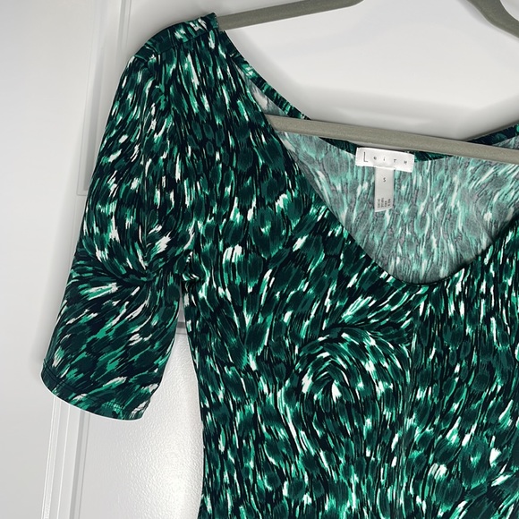 LEITH Nordstrom women’s  bodysuit Green/Black size Small - Picture 10 of 11